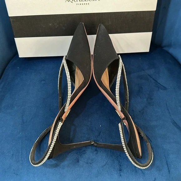 Aquazzura Eden crystal pumps size 40 USA 9.5
